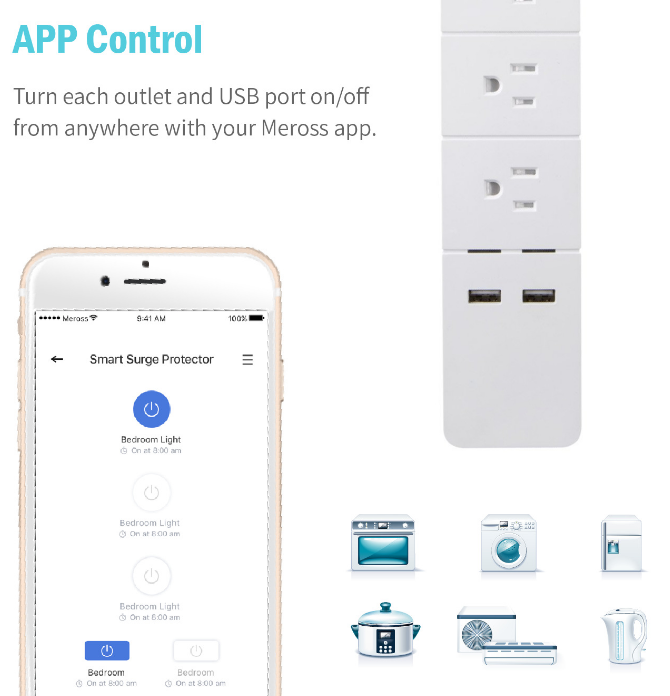 meross smart power strip